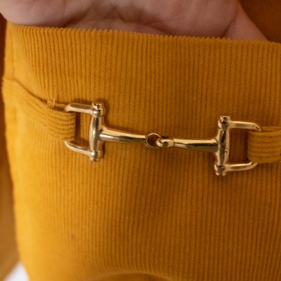 Gorgeous Mustard Talbots Cotton Corduroy Blazer - Picture 6 of 6